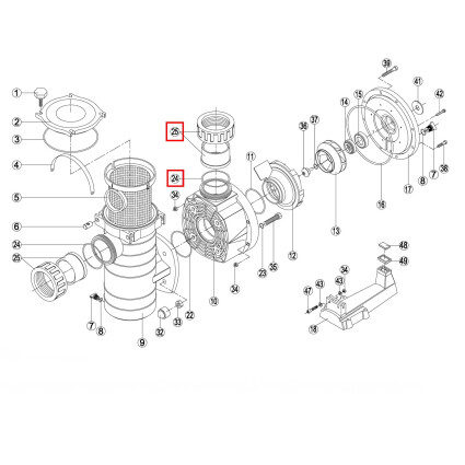 Муфта насоса Kripsol KAN – RPUM2425.02R/RBH0015.02R, 110 мм