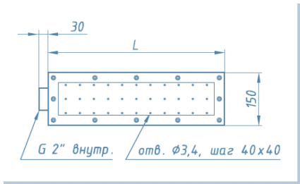 ПЛАТО а/м 150х500 мм