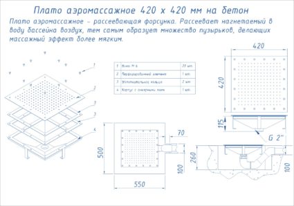 ПЛАТО а/м 420х420 мм