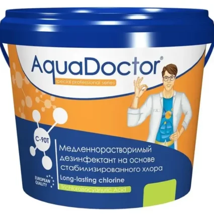 Дезинфектант для бассейна на основе хлора длительного действия AquaDoctor C-90T