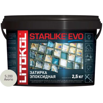 Затирочная смесь Litokol STARLIKE EVO Avorio S.200